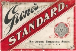 beer label from Hannibal Brewing Co. ( MO-GRON-LAB-2 )