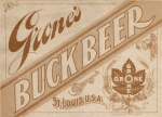 beer label from Hannibal Brewing Co. ( MO-GRON-LAB-4 )