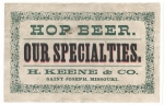 beer label from King David