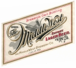 beer label from Midwest Brewing Co. ( MO-MIDD-LAB-1 )