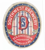 beer label from Spengler Bros. ( MO-SOUT-LAB-1 )