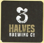 beer coaster from 3 Trails Brewing Co ( MO-3HAL-2 )