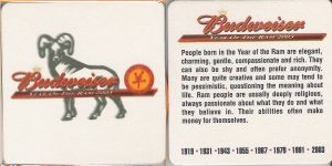 beer coaster from Young