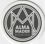 beer coaster from Alpha Brewing Co. ( MO-ALMA-2 )