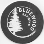 beer coaster from Border Brewing ( MO-BLUE-3 )