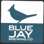 beer coaster from Bluewood Brewing ( MO-BLUJ-1 )