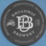 beer coaster from Broken Hatchet Brewing  ( MO-BRDW-5 )