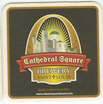 beer coaster from Center Ice Brewery ( MO-CATH-2 )