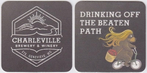 beer coaster from Cherokee Brewery Co. ( MO-CHAR-2 )