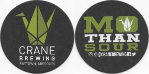 beer coaster from Crescent Brewing Co.  ( MO-CRAN-4 )