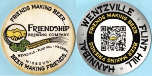 beer coaster from Fringe Beerworks ( MO-FRIE-3 )