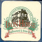 beer coaster from Iron Kettle Brewing ( MO-IRON-1 )