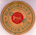 beer coaster from L. Franz & Bro. ( MO-KLAU-1 )