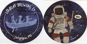 beer coaster from Lost Signal Brewing Co. ( MO-LOGB-3 )