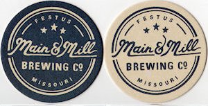 beer coaster from Malt & Barrel Brewing Co. ( MO-MAIN-1 )