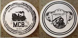 beer coaster from Mattingly Brewing Co. ( MO-MART-1 )