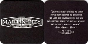 beer coaster from Mattingly Brewing Co. ( MO-MART-2 )