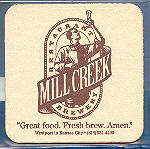 beer coaster from Minglewood Brewery ( MO-MILL-1 )