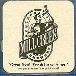 beer coaster from Minglewood Brewery ( MO-MILL-3 )