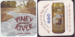 beer coaster from Pinson ( MO-PINY-1A )