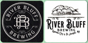 beer coaster from River Market Brewing ( MO-RIVE-4 )