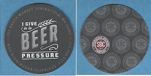 beer coaster from Square One Brewery ( MO-SPRI-12 )