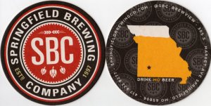 beer coaster from Square One Brewery ( MO-SPRI-16 )