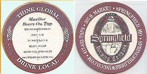 beer coaster from Square One Brewery ( MO-SPRI-3A )