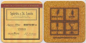 beer coaster from St. Joseph Brewing Co. ( MO-SQU-2 )