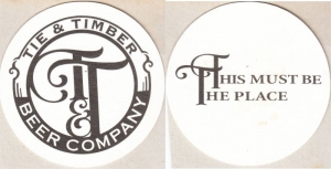 beer coaster from Tin Mill Brewing ( MO-TIET-1 )