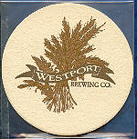 beer coaster from White River Brewing Co. ( MO-WESTP-1 )