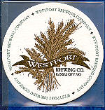 beer coaster from White River Brewing Co. ( MO-WESTP-2 )