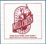 beer napkin from Minglewood Brewery ( MO-MILL-NAP-1 )