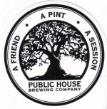 beer sticker from River Bluff Brewing ( MO-PUB-STI-1 )