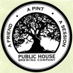 beer sticker from River Bluff Brewing ( MO-PUB-STI-2 )