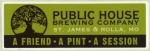 beer sticker from River Bluff Brewing ( MO-PUB-STI-4 )