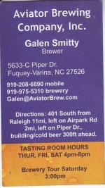 beer business card and similar from Balsam Falls Brewing ( NC-AVI-BIZ-2 )