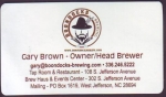 beer business card and similar from Boone Brewing Co. ( NC-BDOC-BIZ-1 )