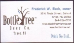 beer business card and similar from Bragging Rooster Beer and Mead ( NC-BOTT-BIZ-1 )