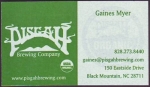 beer business card and similar from Pitt Street Brewing Co.  ( NC-PISG-BIZ-1 )