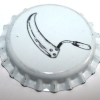 beer crown cap from Burning Blush Brewery ( NC-BUR-CAP-1 )