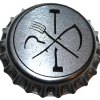 beer crown cap from Burning Blush Brewery ( NC-BUR-CAP-4 )