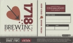 beer label from 217 Brew Works ( NC-1718-LAB-3 )