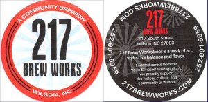 beer coaster from 3rd Rock Brewing Co ( NC-2BW-2 )