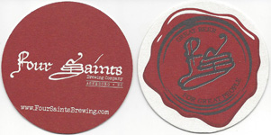 beer coaster from Free Range Brewing Co.  ( NC-4SAN-1 )