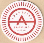 beer coaster from Asheville Brewing Co. ( NC-ARCH-1 )