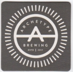 beer coaster from Asheville Brewing Co. ( NC-ARCH-2 )