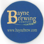 beer coaster from Bearded Bee Brewing Company ( NC-BAYN-1 )