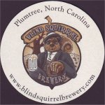 beer coaster from Blowing Rock (Boone) Brewing Co. ( NC-BLSQ-3 )