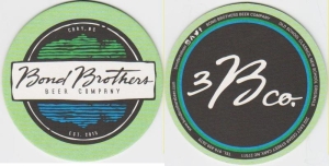 beer coaster from Boojum Brewing Co. ( NC-BOND-1A )